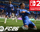 Pokazano baner EA Sports FC 26 Switch 2 (źródło obrazu: Nintendo of America, EA Sports z poprawkami)