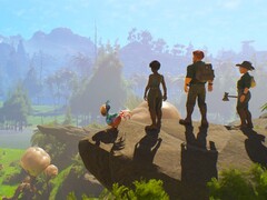 Promocyjny zrzut ekranu z gry survivalowej z otwartym światem „Under a Rock” autorstwa Nordic Trolls.