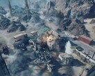 Helikopter szturmowy strzelający i niszczący budynek w Battlefield 6. (Źródło obrazu: Battlefield na YouTube, zrzut ekranu)