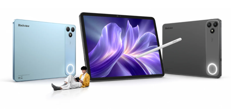 Zwiastun tabletu Blackview Zeno 6 Pro przedstawia urządzenie z przodu i z tyłu