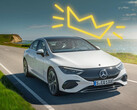 Elektryczny sedan Mercedes-Benz EQE 350 4Matic przekroczył szacunkowy zasięg EPA w niedawnym teście zasięgu w świecie rzeczywistym. (Źródło zdjęcia: Merceeds-Benz - edytowane)