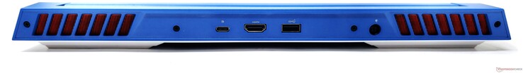 Tył: USB 3.2 Gen2 Type-C z DisplayPort-out, HDMI 2.1-out, USB 3.2 Gen1 Type-A, DC-in
