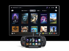 GPD Win 5 z czymś, co wydaje się być nową stacją dokującą GPD. (Źródło zdjęcia: GPD - edytowane)