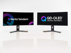 Przykład nowej technologii QD-OLED Penta Tandem firmy Samsung Display.