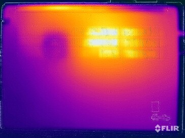 Test naprężeń temperatury powierzchni (dół)
