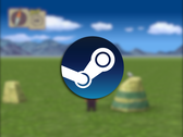 Zrzut ekranu z gry z nałożonym logo Steam.