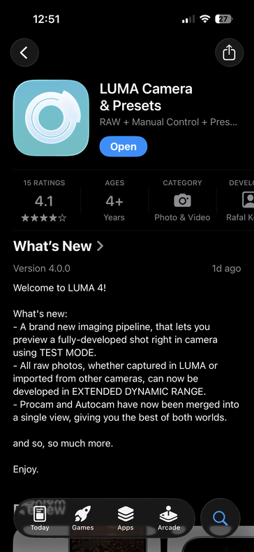 (Źródło obrazu: Apple app store)