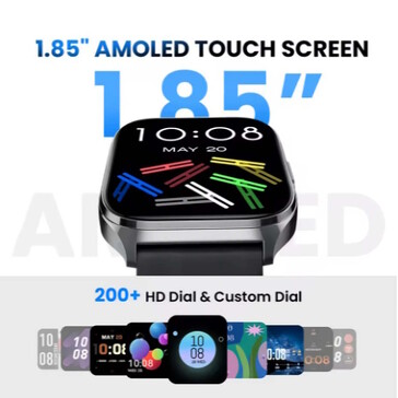 Ten tani smartwatch ma ekran AMOLED