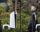 Sony PlayStation 5 Pro zademonstrowało kilka poważnych ulepszeń w stosunku do podstawowej wersji PlayStation 5 w FF7 Rebirth. (Źródło obrazu: Sony, DF z poprawkami)