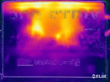 Test naprężeń temperatury powierzchni (dół)