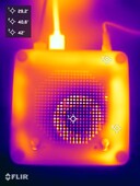 GMKtec NucBoc M6 Ultra podczas testu obciążeniowego (spód)