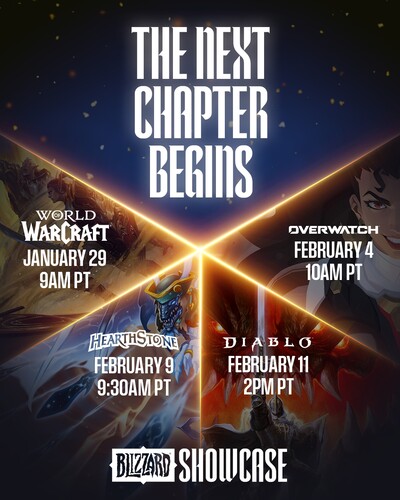Mapa drogowa na 2026 rok: Blizzard podaje daty nadchodzących pokazów gier WoW, Overwatch, Hearthstone i Diablo. (Źródło obrazu: Blizzard)