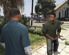 Zrzut ekranu przedstawiający Franklin i Lamar w grze Grand Theft Auto V 