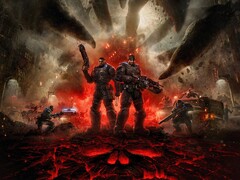 Oficjalna grafika promocyjna gry Gears of War: E-Day.