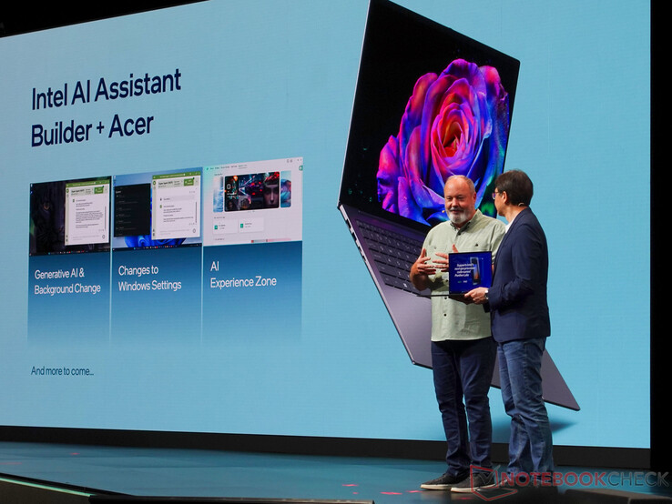 Intel Panther Lake oferuje bardziej wydajną jednostkę NPU, co pozwala na więcej zastosowań sztucznej inteligencji. (Źródło obrazu: Notebookcheck)