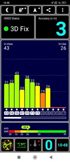 Test GPS na zewnątrz