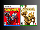 Zdjęcia pudełek Borderlands 4 na PS5 i Xbox (źródło zdjęcia: GameStop)