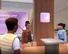 Microsoft Teams Immersive Events umożliwia spotkania VR z awatarami 3D nieobecnymi w dolnej części ciała. (Źródło obrazu: Microsoft)