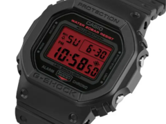 Casio G-Shock DW5600BBR-1 (na zdjęciu) będzie miał unikalny wyświetlacz w kolorze głębokiego bursztynu. (Źródło zdjęcia: Great G-Shock World)