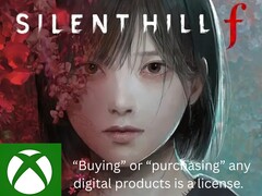 Lista gier Silent Hill f Xbox z zastrzeżeniem własności (źródło obrazu: Xbox gaming z poprawkami)