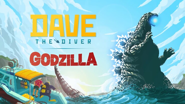 DLC Dave the Diver Godzilla jest dostępne do pobrania za darmo. (Źródło obrazu: Mintrocket Studios)