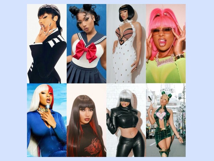 Tylko kilka z cosplayowych strojów Megan Thee Stallion.