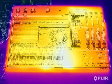 Test naprężeń temperatury powierzchni (przód)