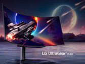 UltraGear OLED 45GS96QB posiada certyfikat VESA DisplayHDR 400 True Black, na zdjęciu 45GR95QE. (Źródło zdjęcia: LG)