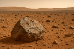 Łazik Perseverance NASA znalazł możliwe dowody na istnienie życia na Marsie. (Źródło zdjęcia: OpenAI)