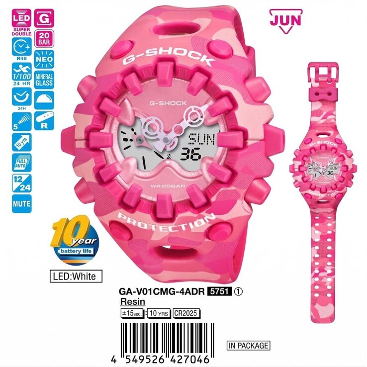 Zegarek Casio G-Shock GA-V01CMG-4A