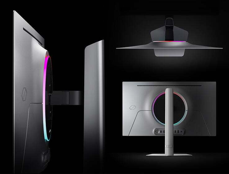Odyssey OLED G6 G60SD ma wysoce regulowaną podstawę. (Źródło obrazu: Samsung)