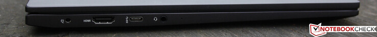 Gniazdo zasilania, HDMI, USB 3.1 Gen1 Type-C z DisplayPort (15 W)