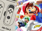 Kontroler Nintendo Switch 2, Joy-Con 2, został tutaj przedstawiony z mechanizmem przesuwnym. (Źródło zdjęcia: @NintendogsBS/Nintendo - edytowane)