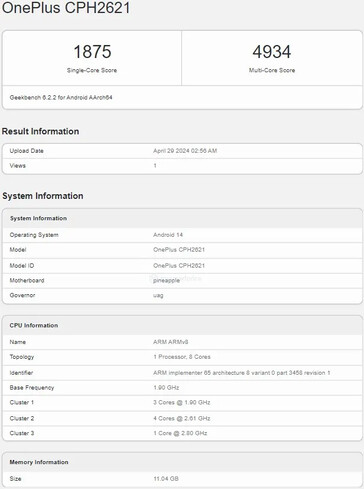 "Nord 4" pojawił się w Geekbench...