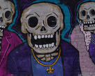 Graffiti przedstawiające gang Saints Row