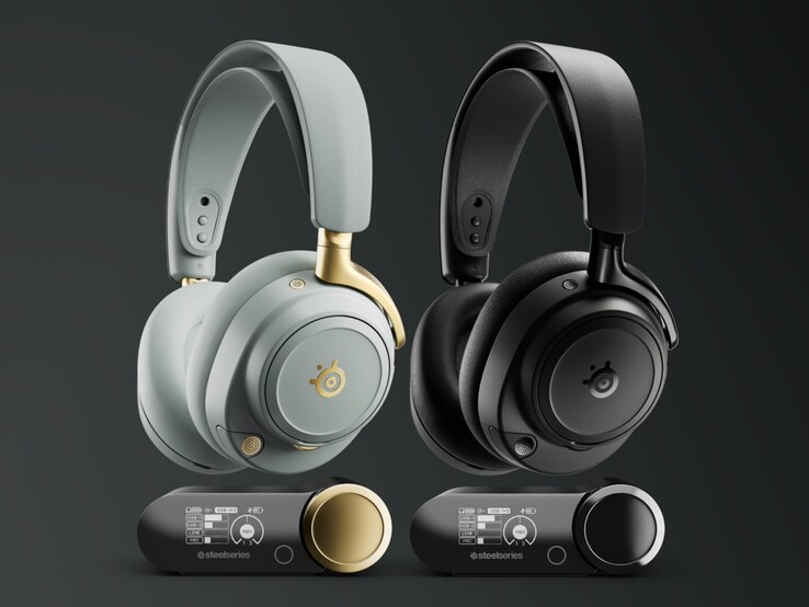 Arctis Nova Elite w obu wersjach kolorystycznych. (Źródło zdjęcia: SteelSeries)