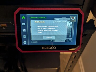 Błąd inicjalizacji pojawił się losowo dwa razy podczas okresu testowego.