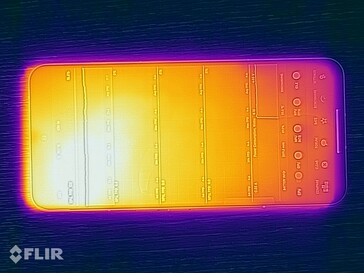 Temperatury powierzchni: Najwyższa