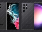 Galaxy S23 Ultra i Galaxy S24 Ultra, od lewej do prawej. (Źródło obrazu: @OnLeaks)