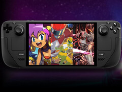 Kolekcja Cartridge Chaos wygaśnie 19 marca. Na zdjęciu: Steam Deck ze zdjęciem okładki bundle'a.