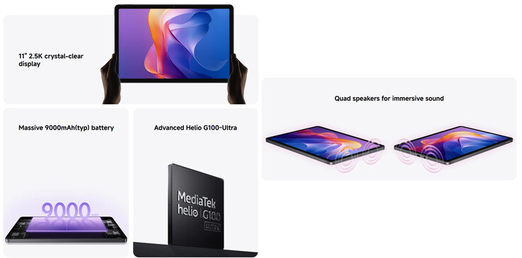 Główne zalety Redmi Pad 2 (źródło obrazu: Xiaomi)