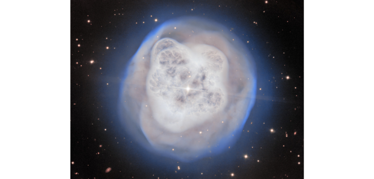 Zdjęcie przedstawiające galaktykę NGC 1514.