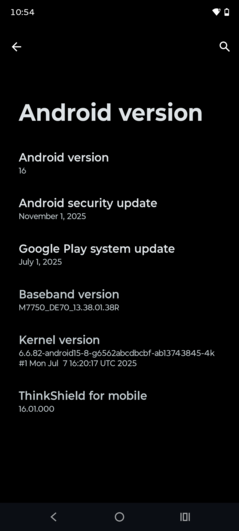 Oprogramowanie Motorola Edge 70