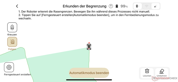 Mapowanie AI (w tym przypadku: Dreame A3 AWD Pro)