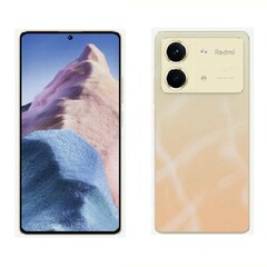 Redmi Note 13R Pro w jasnozłotym wykończeniu. (Źródło zdjęcia: China Telecom)