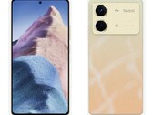Redmi Note 13R Pro w jasnozłotym wykończeniu. (Źródło zdjęcia: China Telecom)