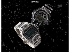 Casio i Joshua Vides nadają zegarkom G-Shock uderzającą komiksową metamorfozę. Na zdjęciu: DW-5600JV-7 (po prawej) i DW-6900JV-1 (po lewej)