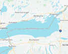 Nazwa jeziora Ontario pozostaje niezmieniona w serwisie MapQuest.