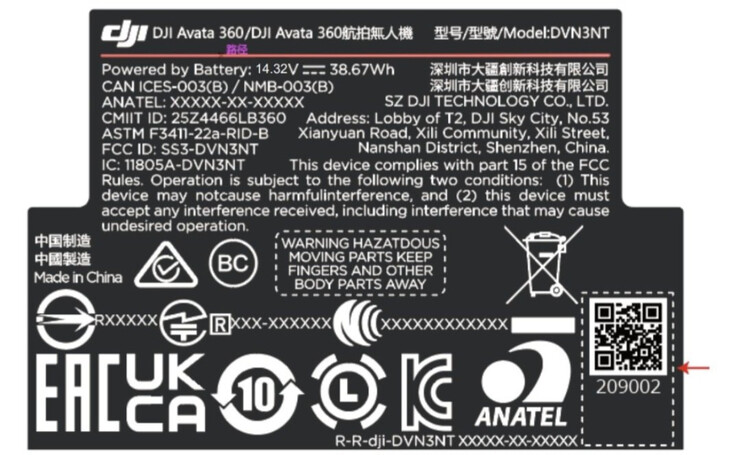 (Źródło zdjęcia: FCC via @Drones19170668)