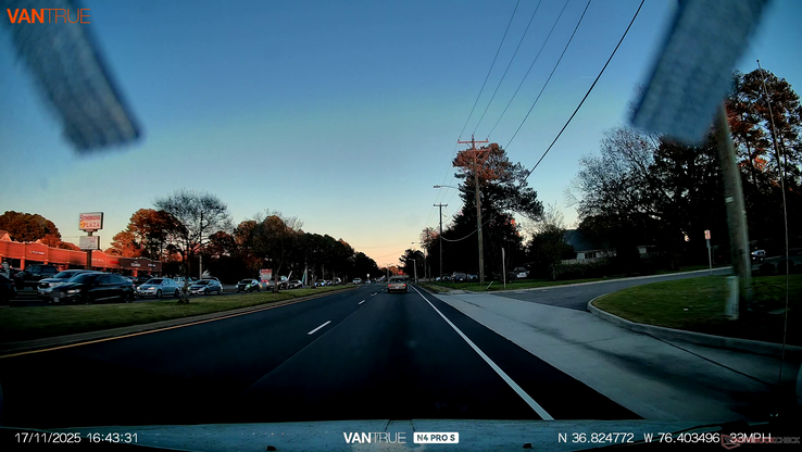 Zrzut ekranu z przedniej kamery Sunset